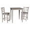 International Concepts 30 in. x 30 in. Counter Height Table with 2 Emily Counter Height Stools - 3 Piece Set K09-3030-S6172-2 - alternate 4